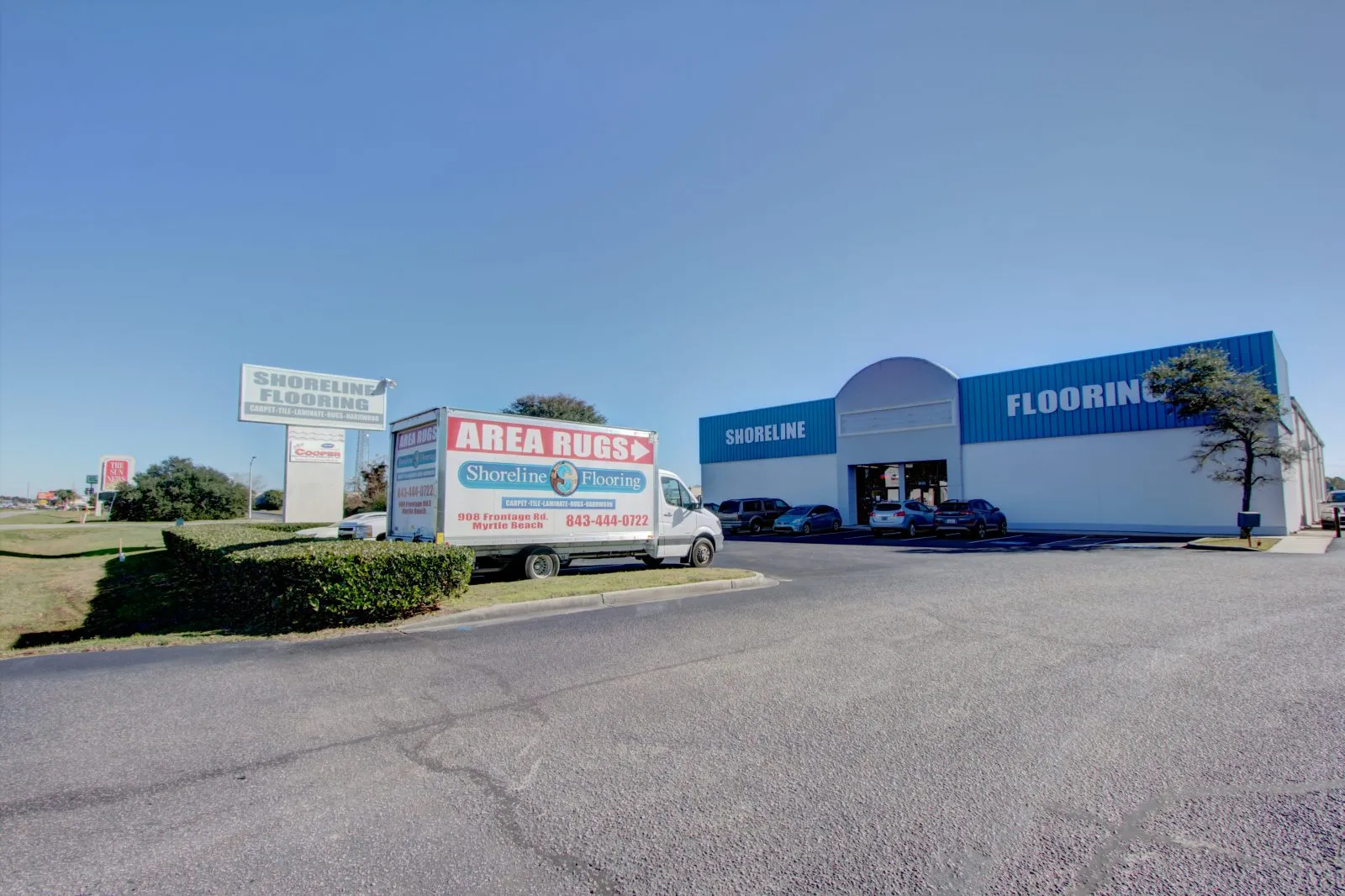 Showroom Exterior View| Shoreline Flooring